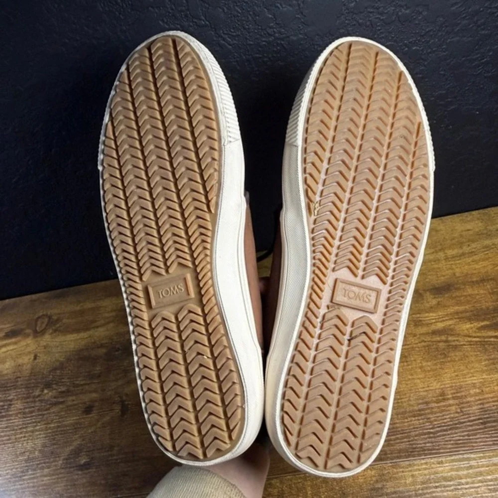 TOMS Paseo Brown Leather Chukka Mid Top Boot Mens‎ 12